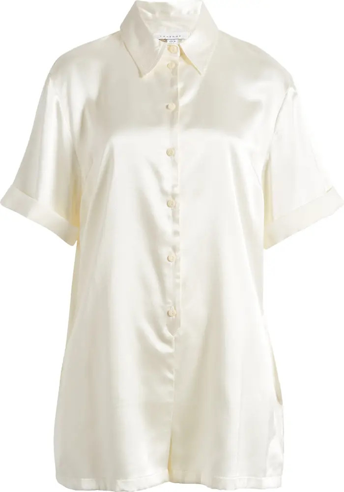 Satin Romper | Nordstrom