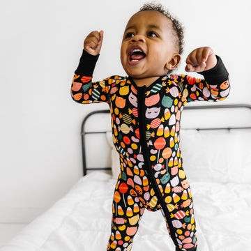 Spooky Sweets Bamboo Viscose Zippy | Little Sleepies