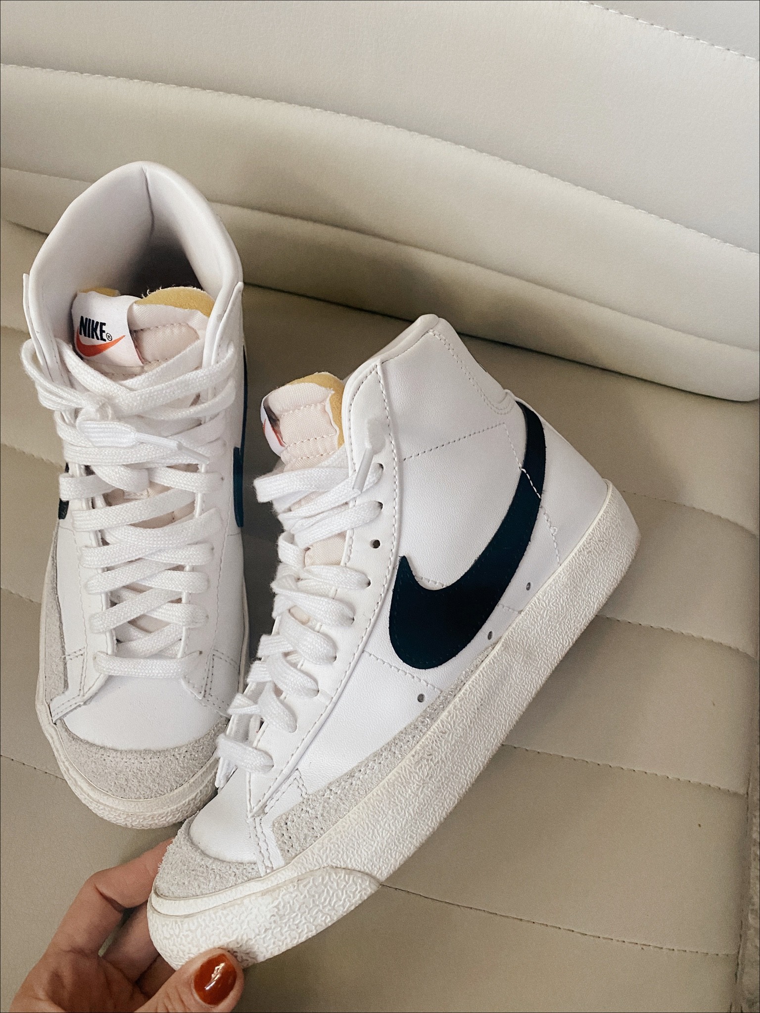 Favorite sneakers! These are so versatile and comfy!! They add such a cool touch to my loungewear looks! 🤎✨ nike sneakers, sneakers, nordstrom

#LTKHoliday #LTKstyletip #LTKshoecrush