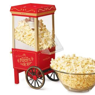 Nostalgia Vintage 3.5 oz. Red Hot Air Popcorn Machine with Cart | The Home Depot
