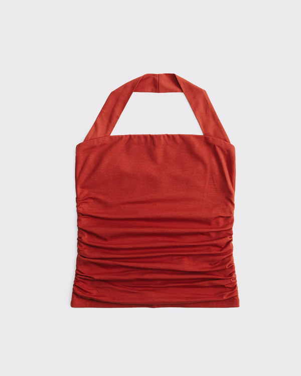 The A&F Ava Halter Top | Abercrombie & Fitch (UK)