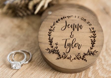 Ring box by OHCGifts 💍

Gift For Bride | Engraved Wedding Ring Box | Wood Ring Box | Engagement Box | Ring Bearer Box | Personalized Ring Holder | Engraved Round Ring | Etsy
 


#LTKwedding #LTKGiftGuide #LTKstyletip