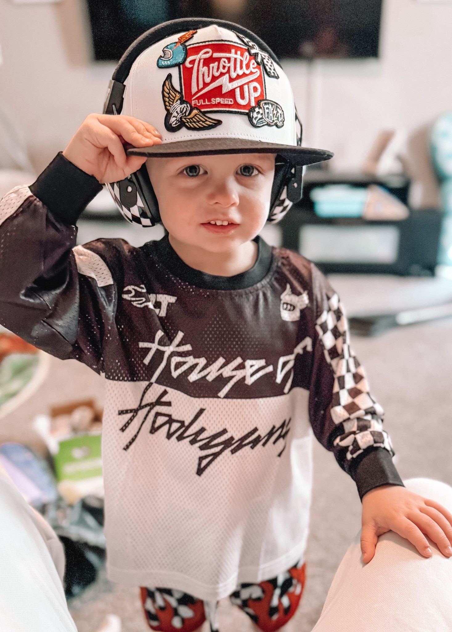 Fit check for Monster truck wars! 
The ear muffs also fit my head- Adult approved!😍

#LTKootd #LTKKids #LTKmomlife
