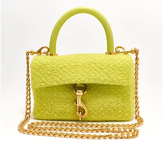 Rebecca Minkoff Edie Leather Top Handle Crossbody - QVC.com | QVC