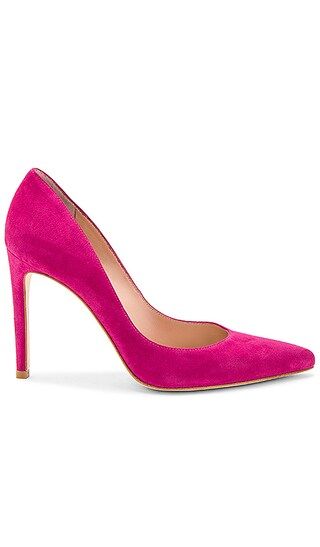 Stuart Weitzman Curivia in Geranium Suede | Revolve Clothing