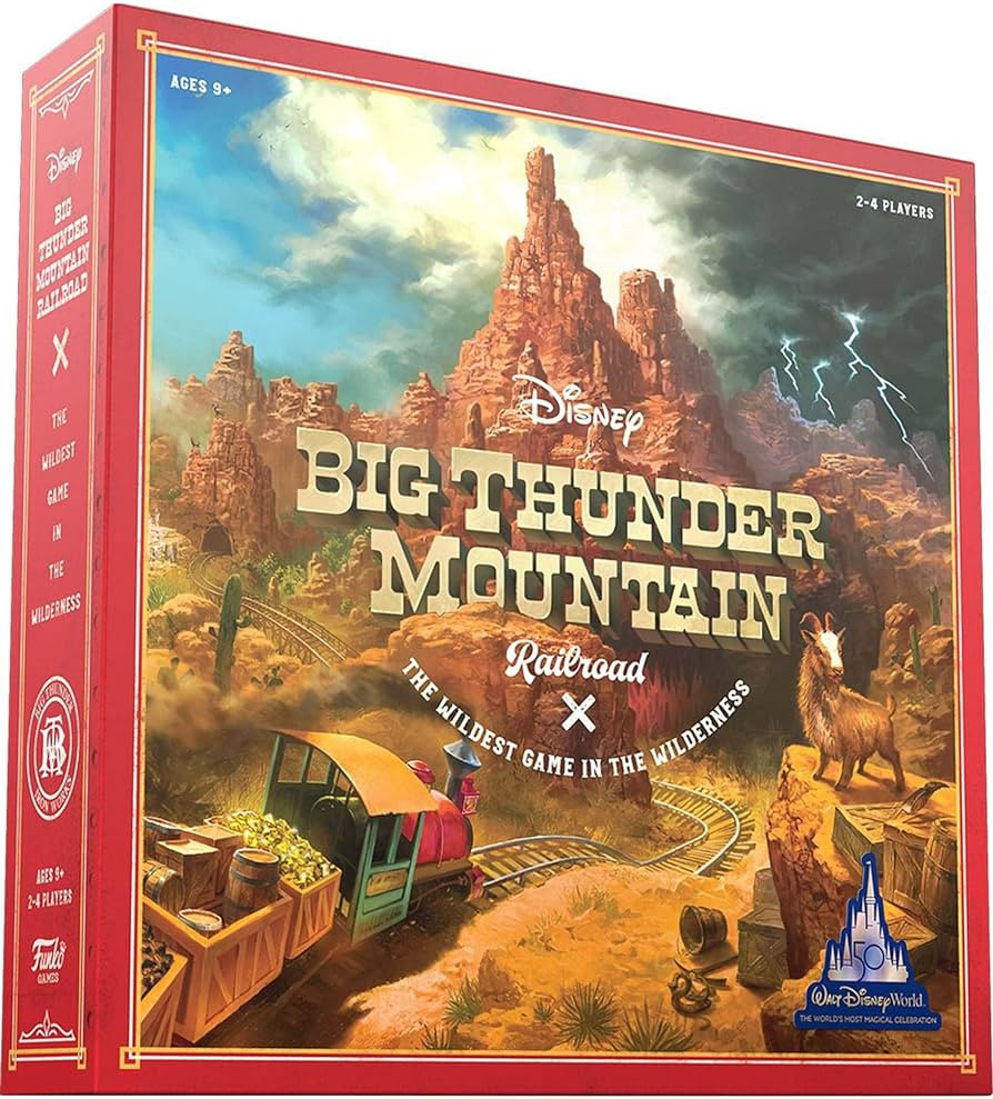 Funko Disney Big Thunder Mountain Railroad Family Board Game Ages 9 and Up 2-4 Players | Amazon (US)