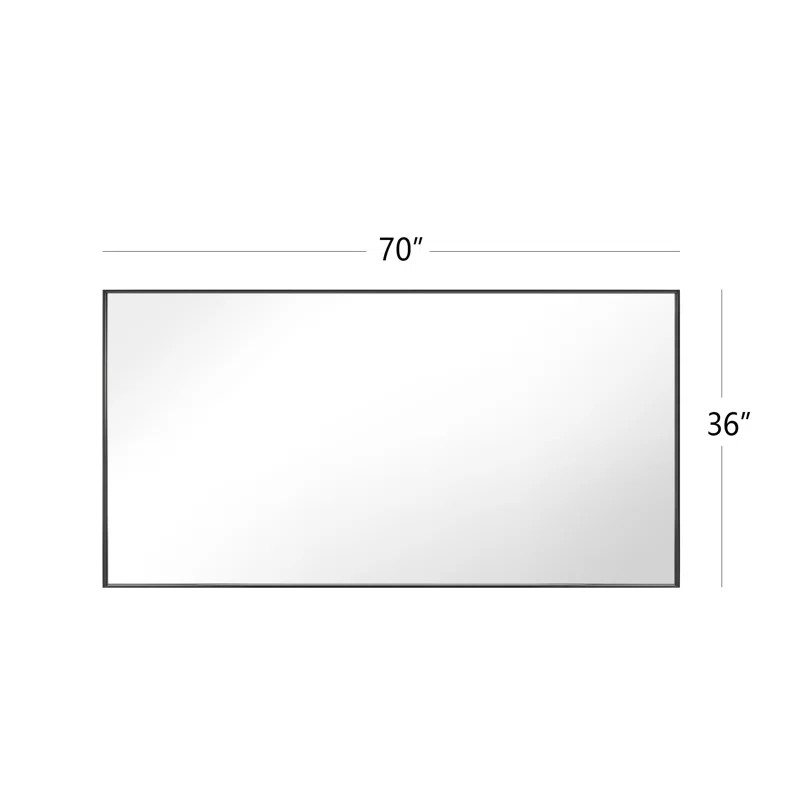 Mckaylin Balhar Rectangle Metal Framed Full Length Mirror | Wayfair North America