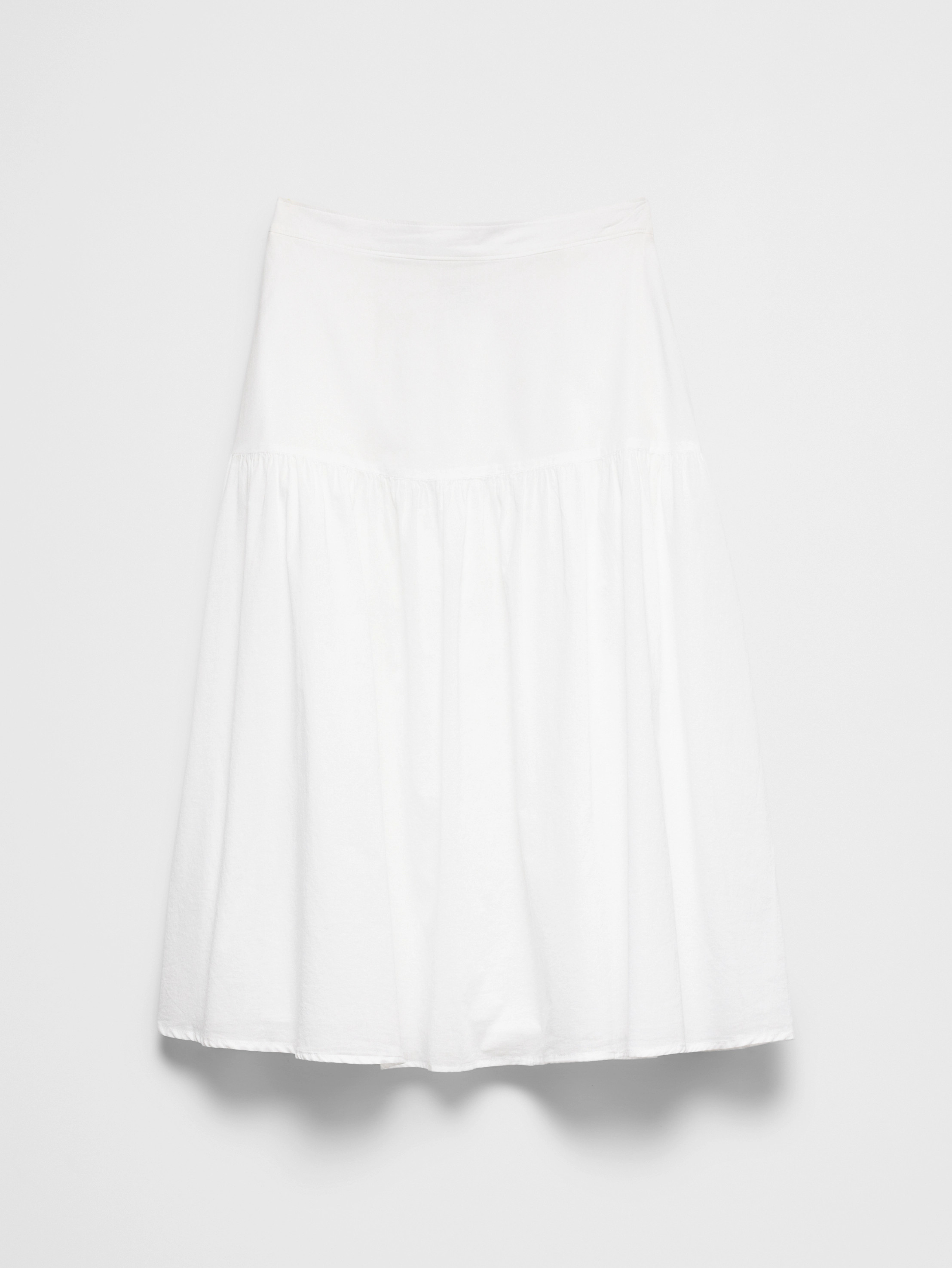 Tier Voile Midi Skirt | Banana Republic Factory