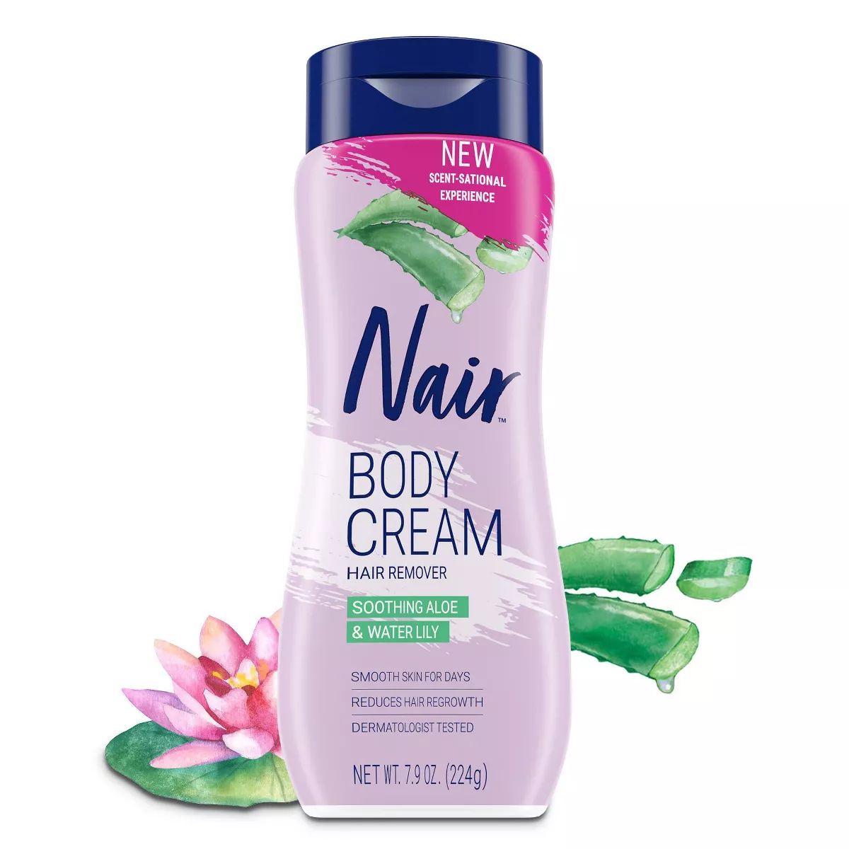 Nair Hair Removal Cream - Aloe & Water Lily - 7.9oz | Target