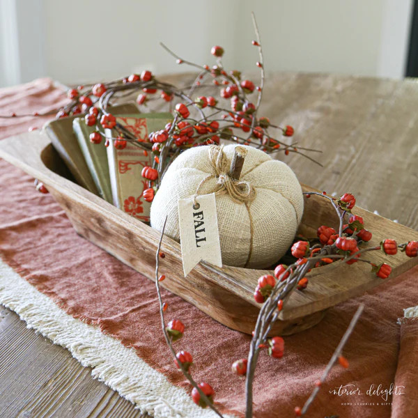 6ft” Pumpkin Berry Garland | Interior Delights