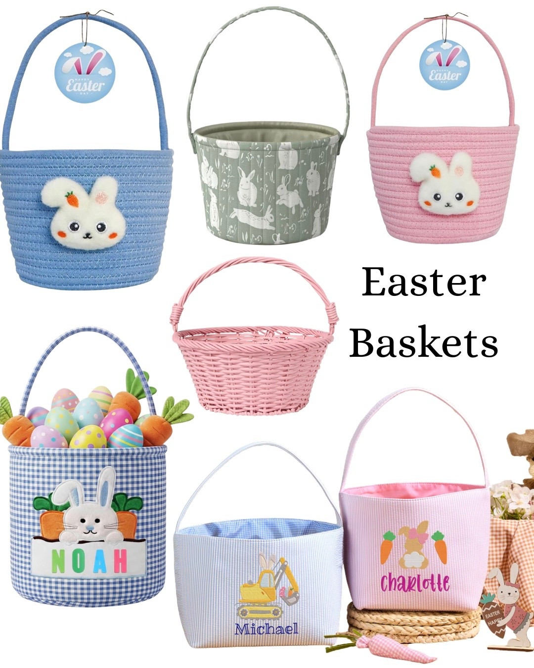 Easter Baskets 

#LTKSeasonal #LTKSpringSale #LTKKids