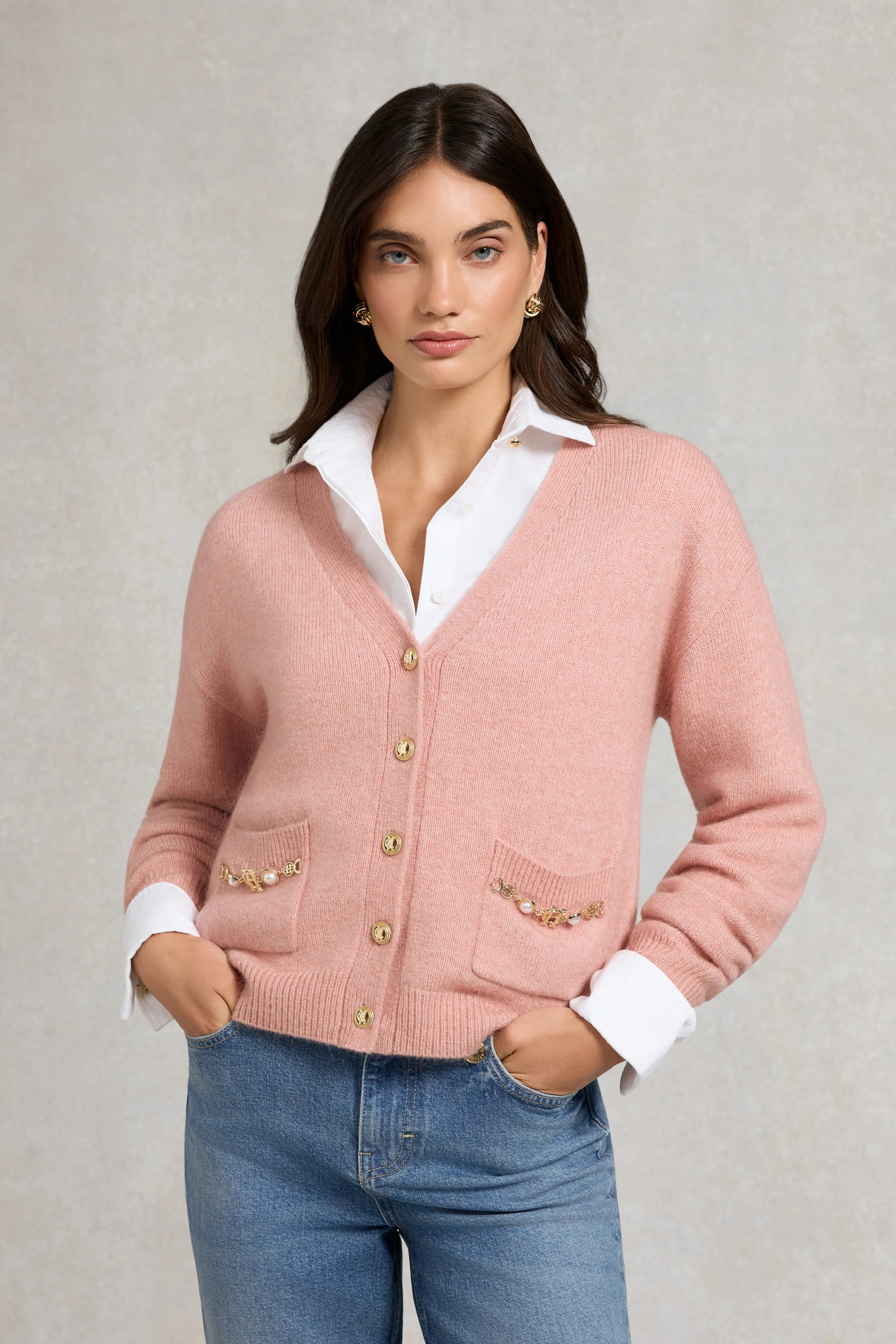Mila Cardigan (Pink) | Holland Cooper