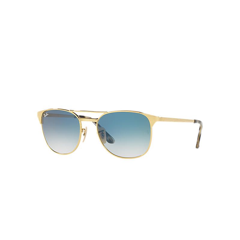 Ray-Ban Signet Gold, Blue Lenses - RB3429M | Ray-Ban (US)