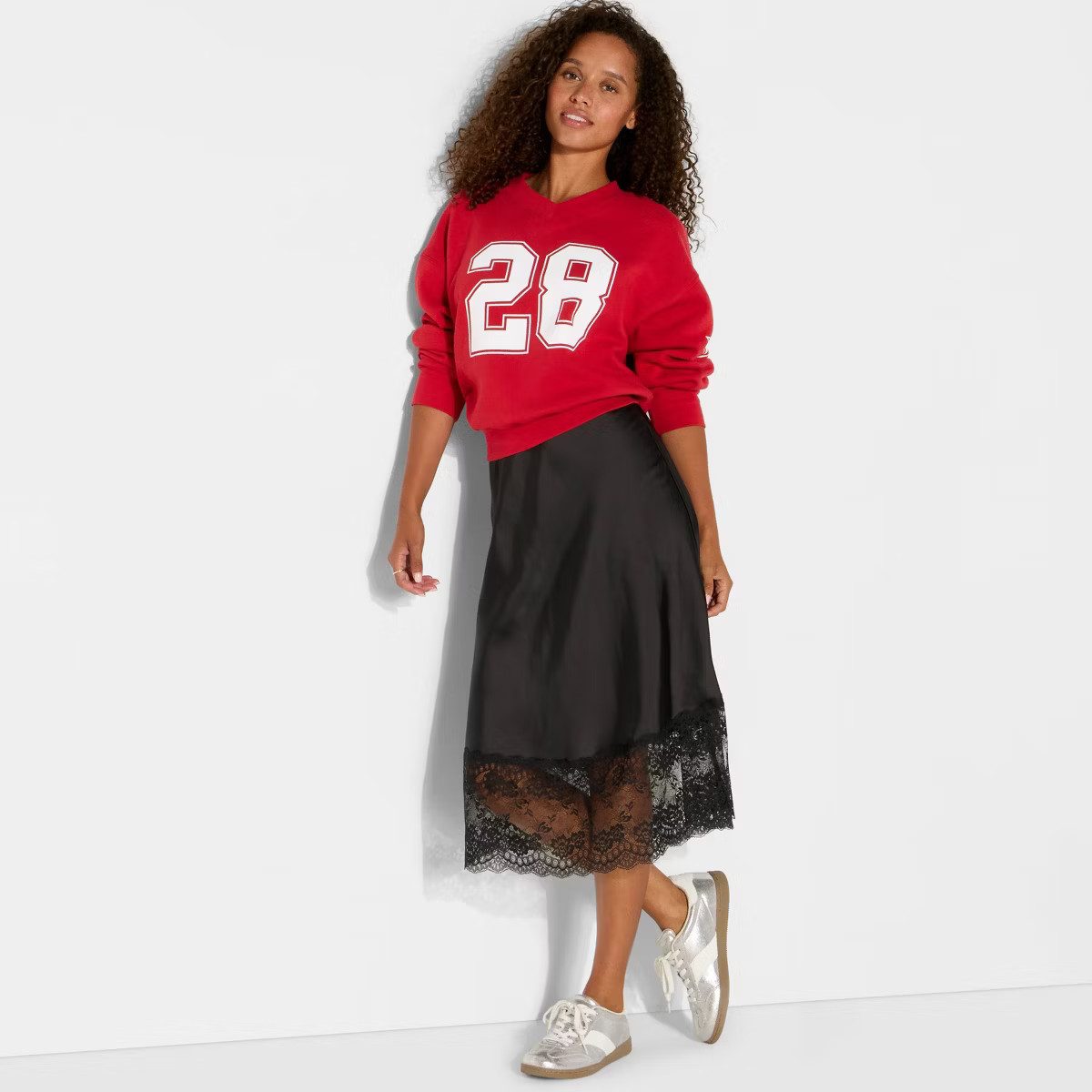 Women's Lingerie Slip Midi Skirt - Wild Fable™ | Target