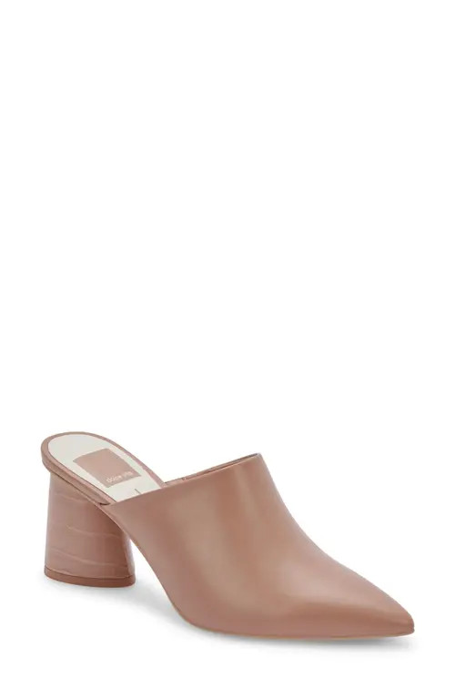 Dolce Vita Aydin Mule in Cafe Leather at Nordstrom, Size 6 | Nordstrom