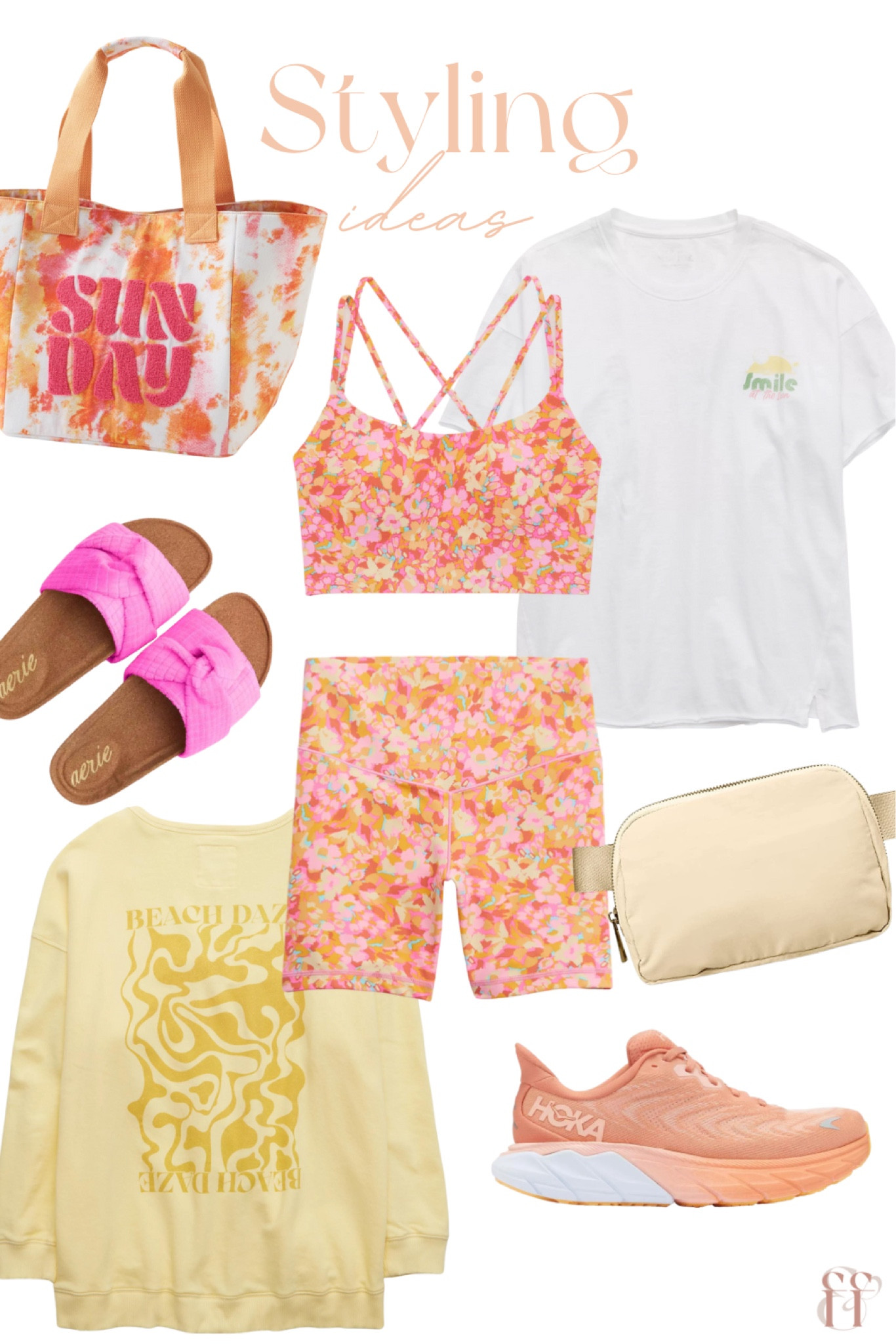 Getting the bright colored set in has me so excited for summer. Here are a couple styling ideas I had :)

#LTKunder100 #LTKfit #LTKunder50