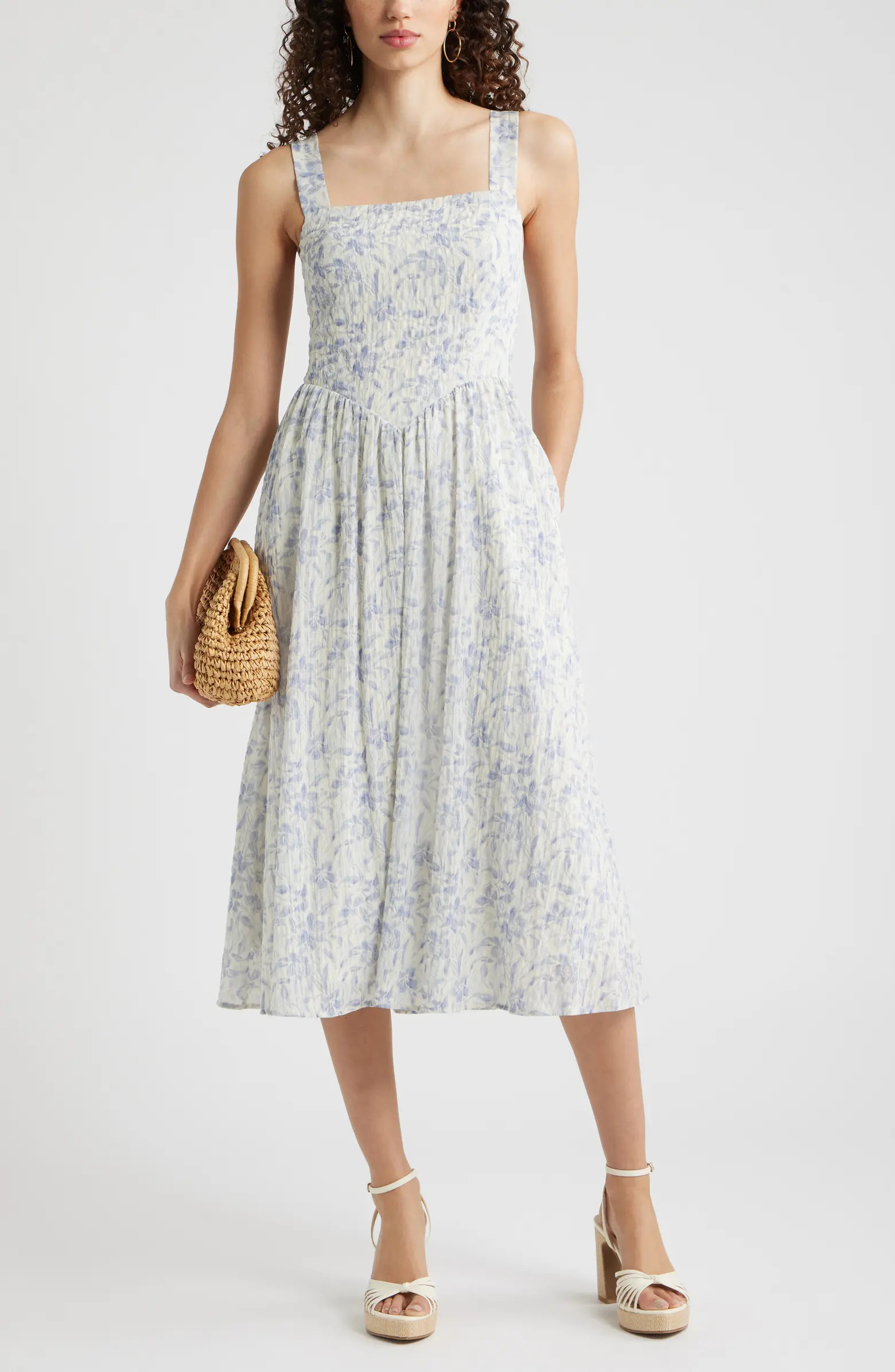 Floral Sleeveless Fit & Flare Sundress | Nordstrom