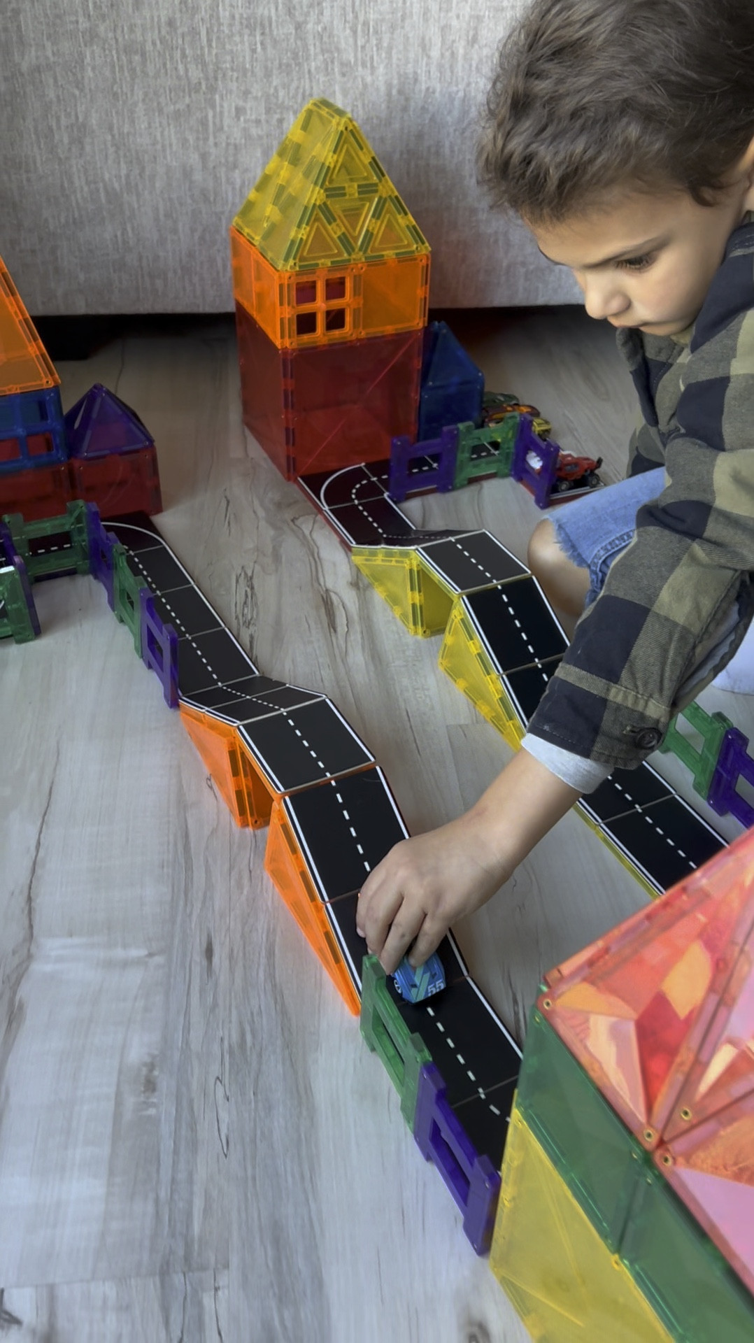 My kids love their magnet tiles!
Since there are so many fun ways to play with them, these tiles are often the first toy they reach for.

And they just got an upgrade!
I recently found the coolest add-on to their favorite toy and now they’re even more fun!

These road toppers easily attach to the top of any magnetic tiles and are perfect for elevating your kids play set ups - think race tracks, city roads, and more! 

#LTKKids #LTKSaleAlert #LTKGiftGuide