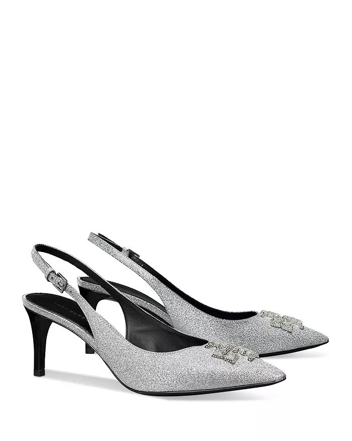 Women's Eleanor Pave Pointed Toe Slingback Pumps | Bloomingdale's (US)