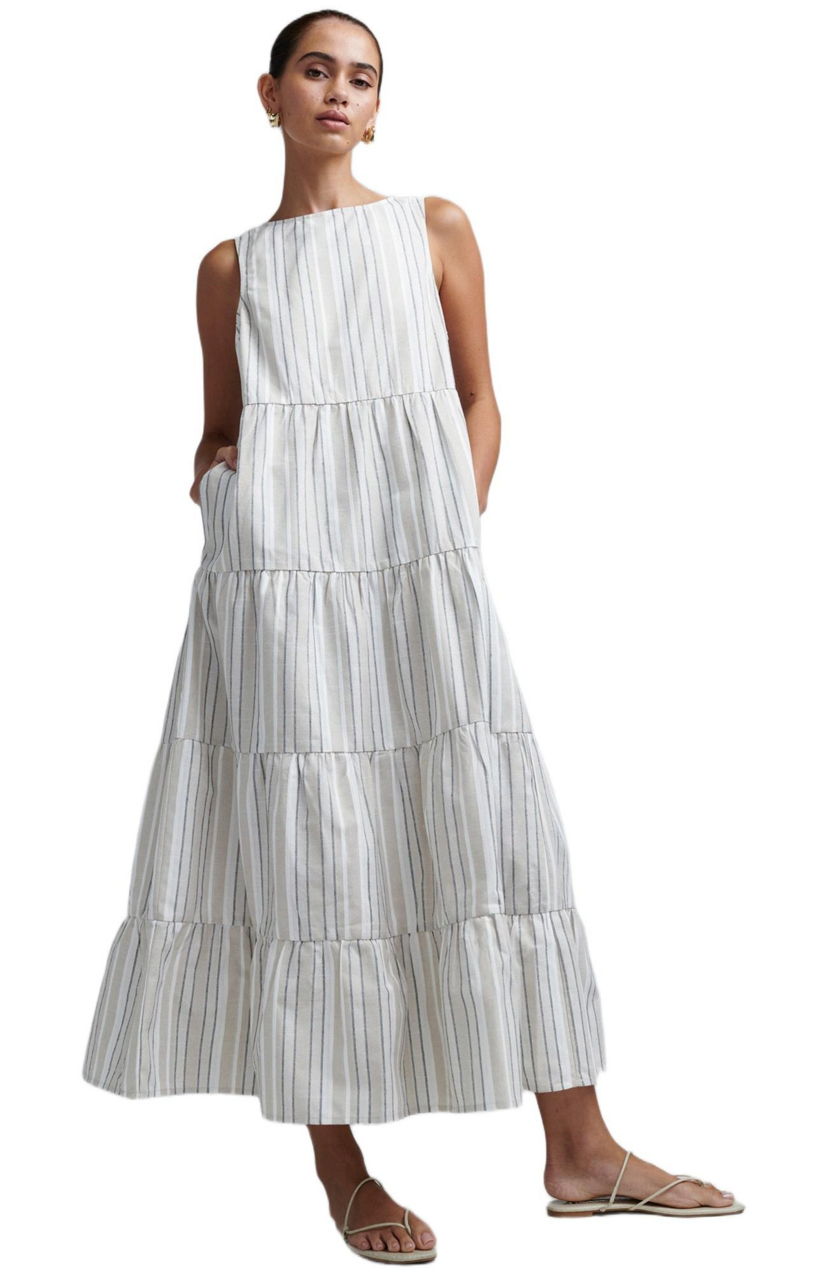 St Mrlo Women's Byron Dress - Neutral stripe | Macy's