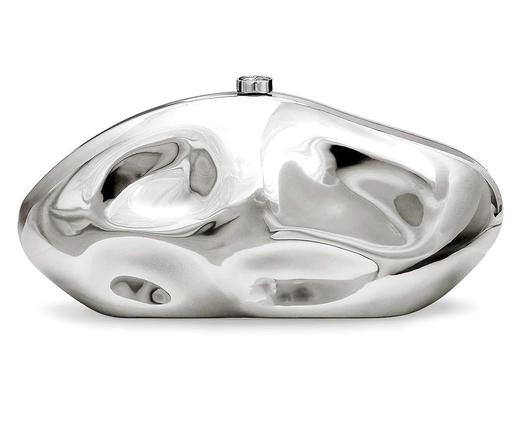 Acrylic Clutch Purse for Women Irregular Shell Evening Handbag for wedding party | Amazon (US)