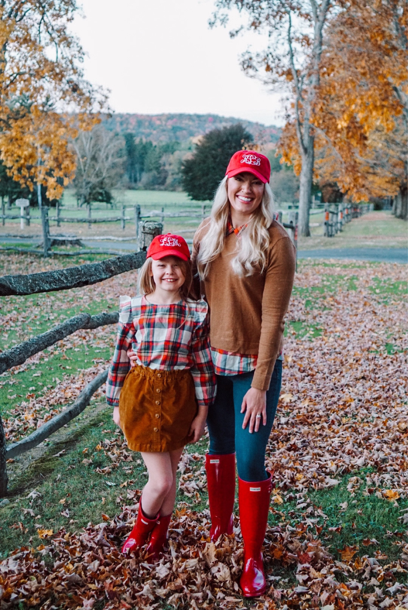 Mommy and me matching outfits, personalized bow baseball hats, hunter boots, family fall photo outfits, holiday outfit 

#LTKSeasonal #LTKHoliday #LTKfamily