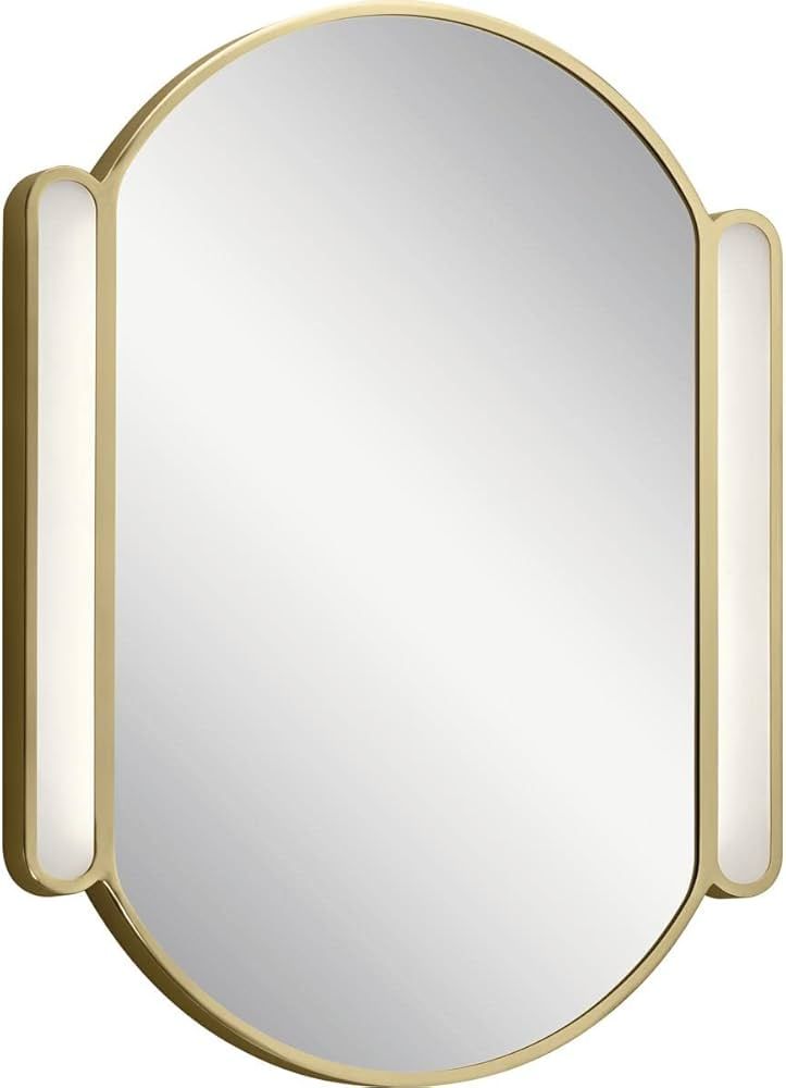 Elan Lighting 84165CG Phaelan - 23.25 Inch 32.5W 1 LED Mirror, Finish Color: Champagne Gold | Amazon (US)