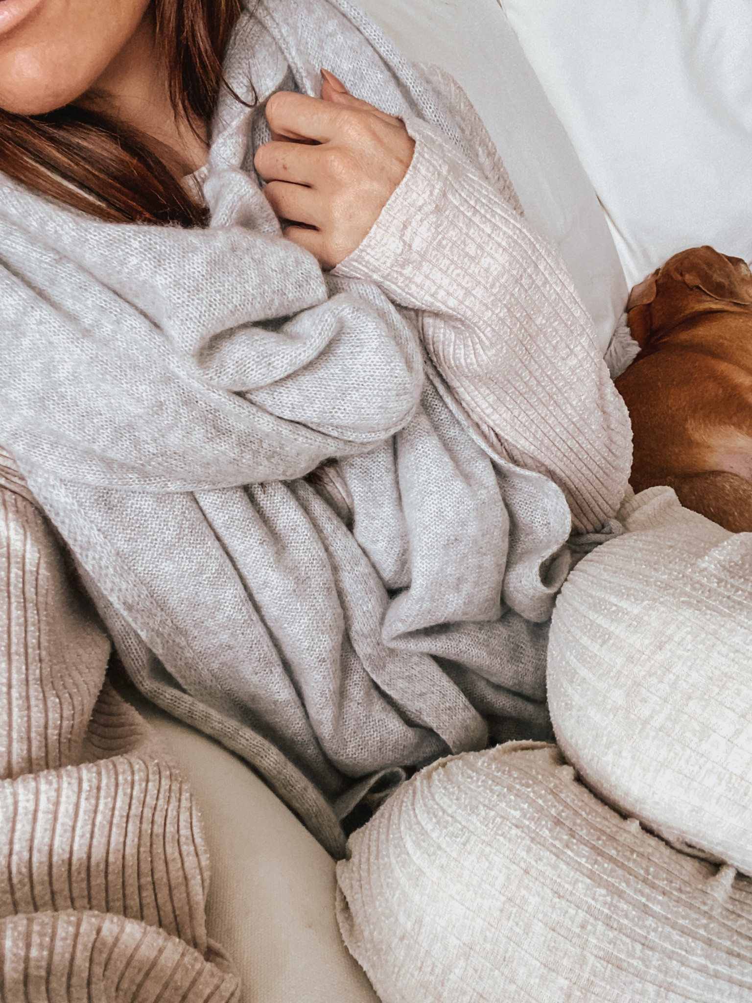 my cashmere wrap is 40% off right now and the lounge set I’m wearing is old but I linked a similar one that is currently 25% off and under $100

#LTKfindsunder100 #LTKCyberWeek #LTKsalealert