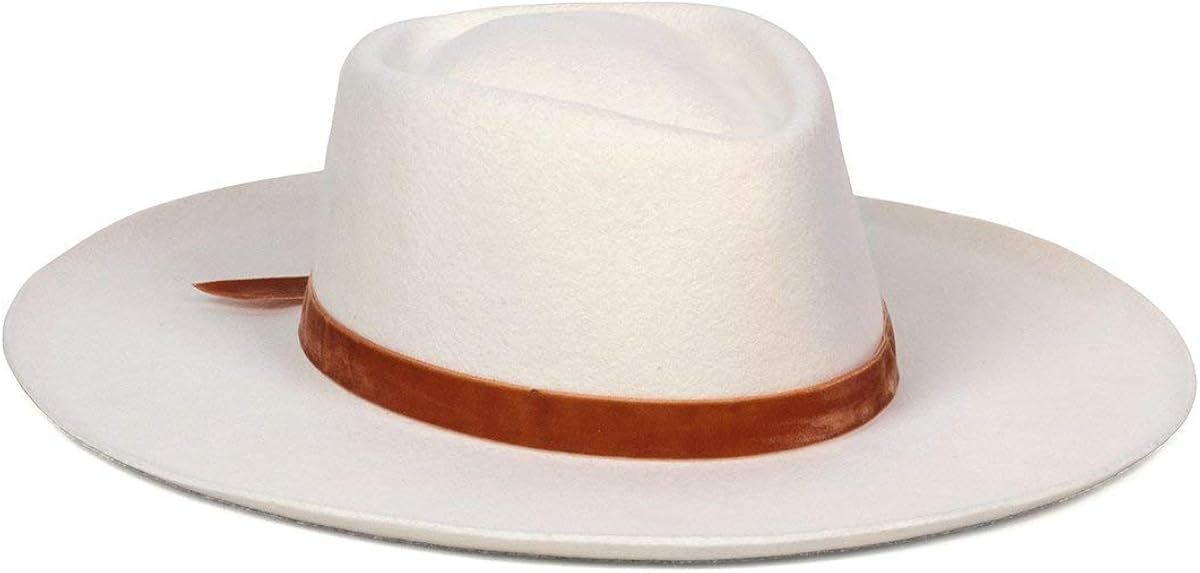 Lack of Color Unisex Val Diamond Wool Fedora (Small (55 cm), Off-White) at Amazon Men’s Clothin... | Amazon (US)