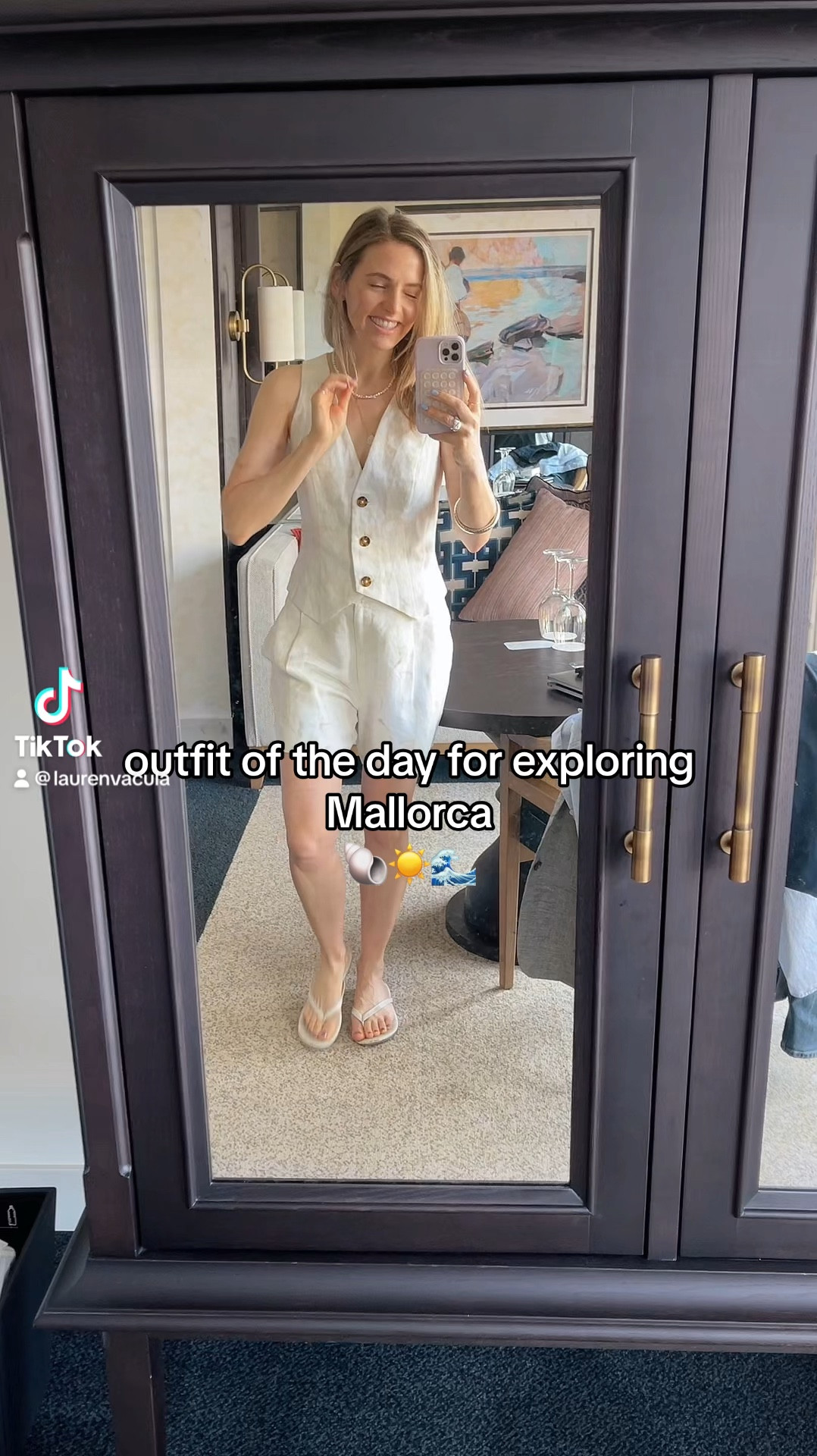 such a comfy set for vacation. I wore this in Mallorca and absolutely loved it. It would be so cute dressed with with heeled sandals too. 

#LTKTravel #LTKVideo #LTKSaleAlert