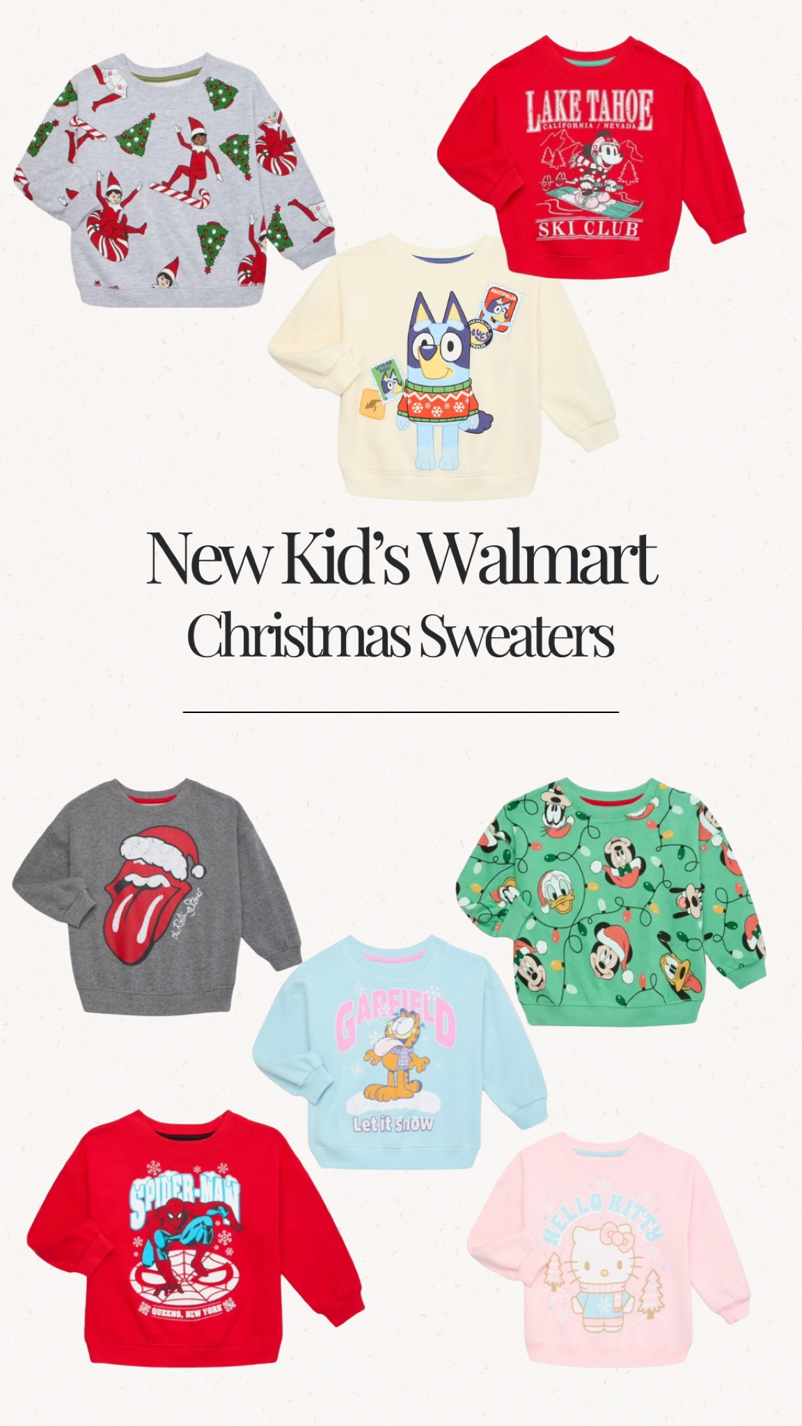 Kids new Christmas sweaters/ crew necks from Walmart for less than $10

#LTKBaby #LTKFamily #LTKKids
