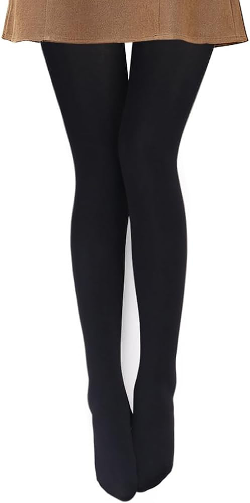 VERO MONTE Womens Opaque Fleece Lined Tights Colorful Warm Winter Thermal Tights | Amazon (US)
