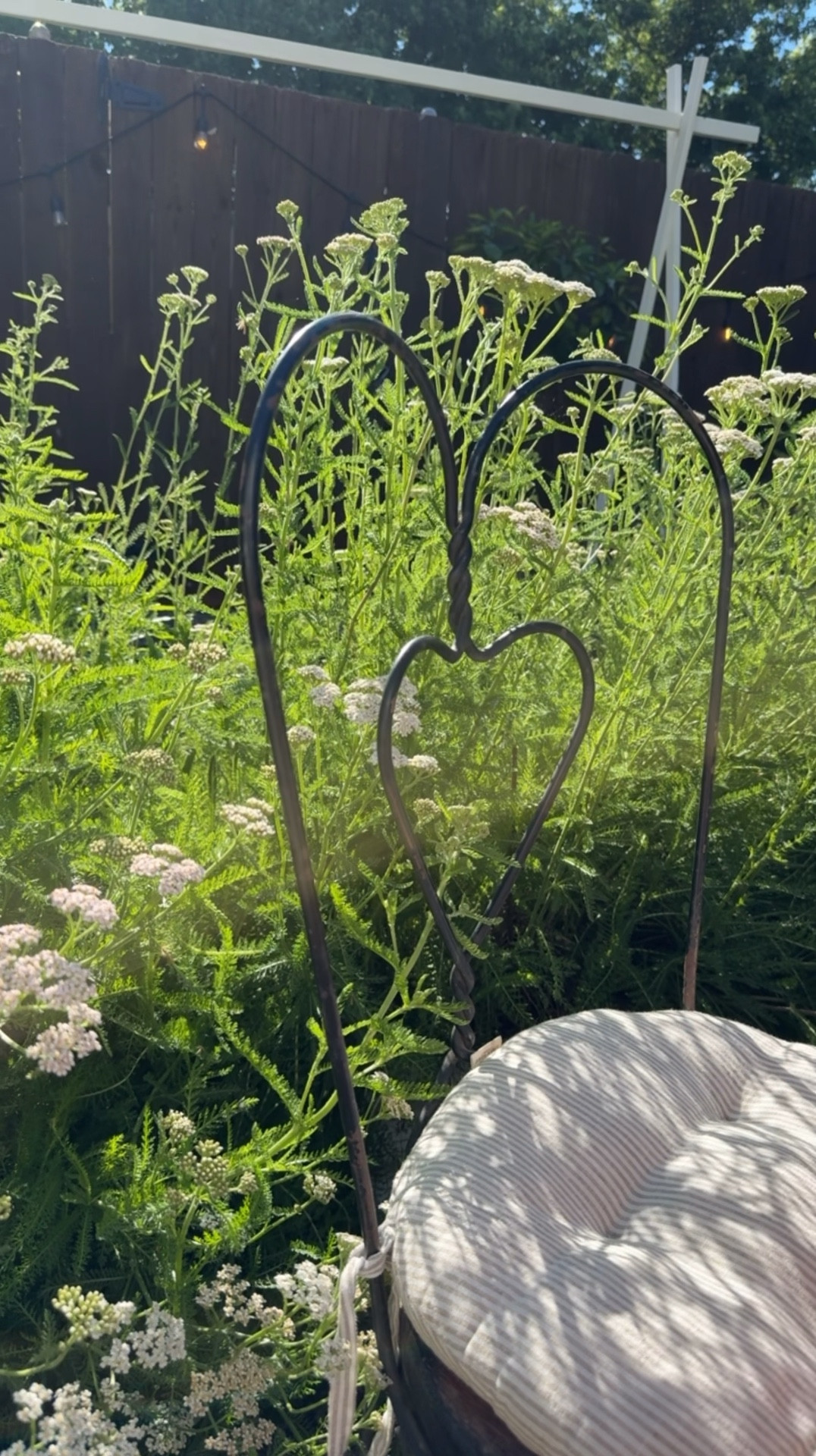 Coffee in the garden. I found these chairs on marketplace but found similar on Etsy too! Cushions are from Etsy! Ice cream parlor chairs. Garden. Patio. Porch. European inspired  

#LTKSeasonal #LTKHome