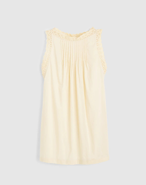 Crochet-Trim Boatneck Mini Dress | Madewell