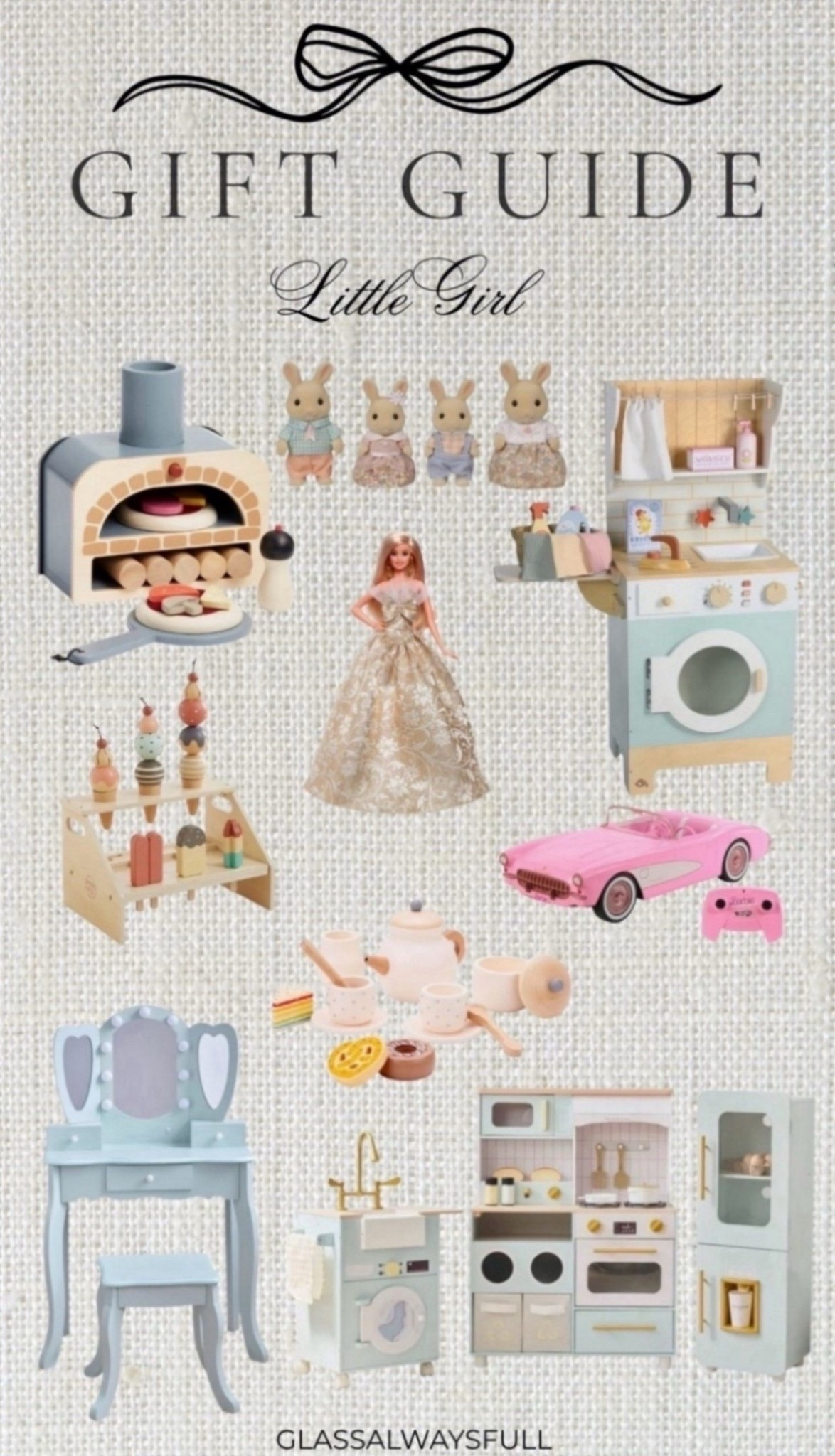 Little girl gift guide, little girl gifts, Christmas gifts for her, kids gifts, wooden toy gifts, Montessori toy gifts, play kitchen set, Barbie, Barbie gifts, ice cream play set, doll gifts, calico critters. 
#LTKCyberWeek


#LTKKids #LTKGiftGuide #LTKBaby