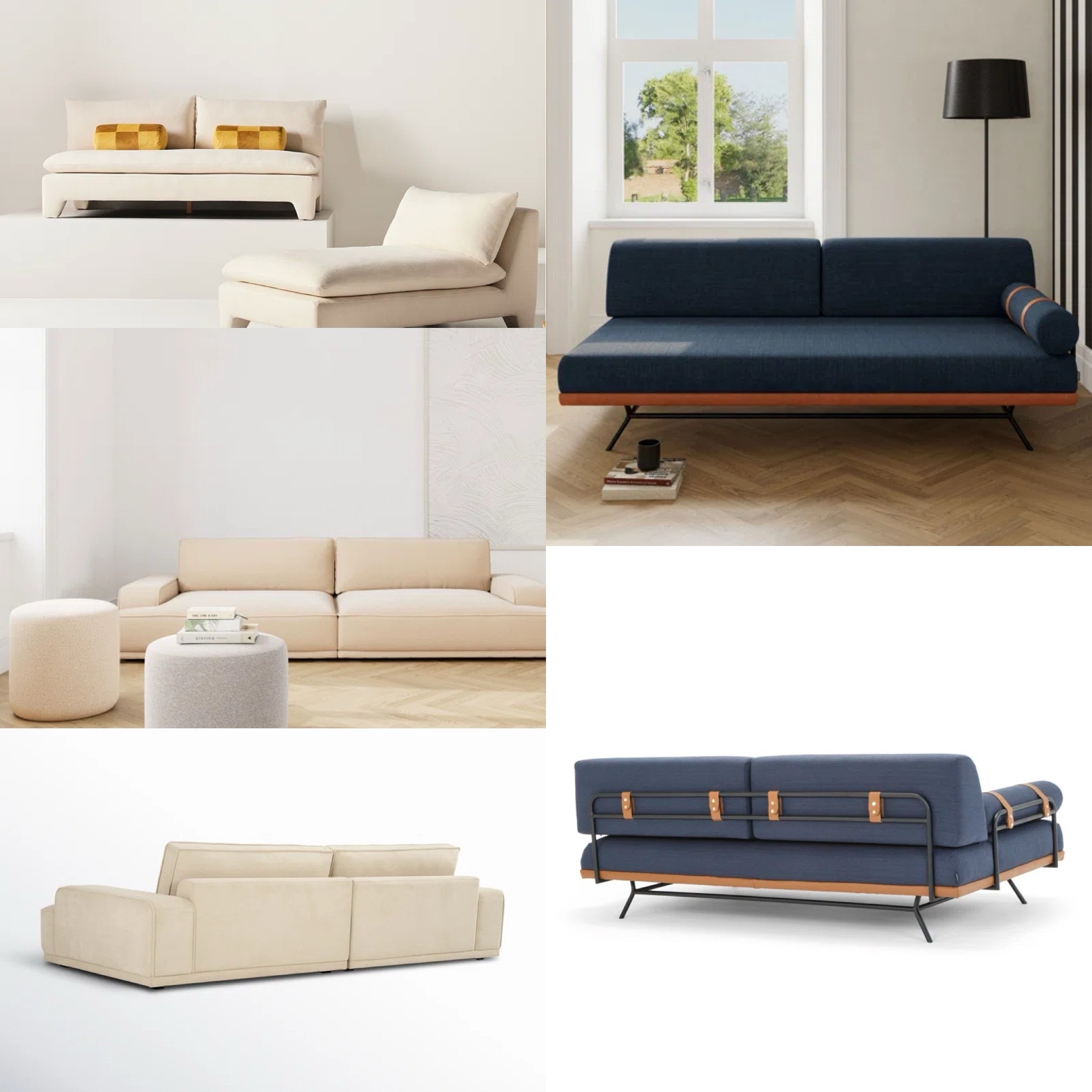 Modern sofas that will elevate any space with sink-in comfort and minimalist clean-looks.  They  all come with a wood frame and free full-delivery service ( deliver to the room) #sofas

#LTKSeasonal #LTKHome #LTKSaleAlert