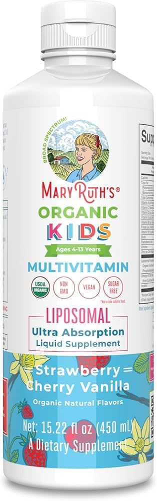 MaryRuth's Liquid Multivitamin for Kids | USDA Organic | Sugar Free | Kids Multivitamin Liquid Li... | Amazon (US)