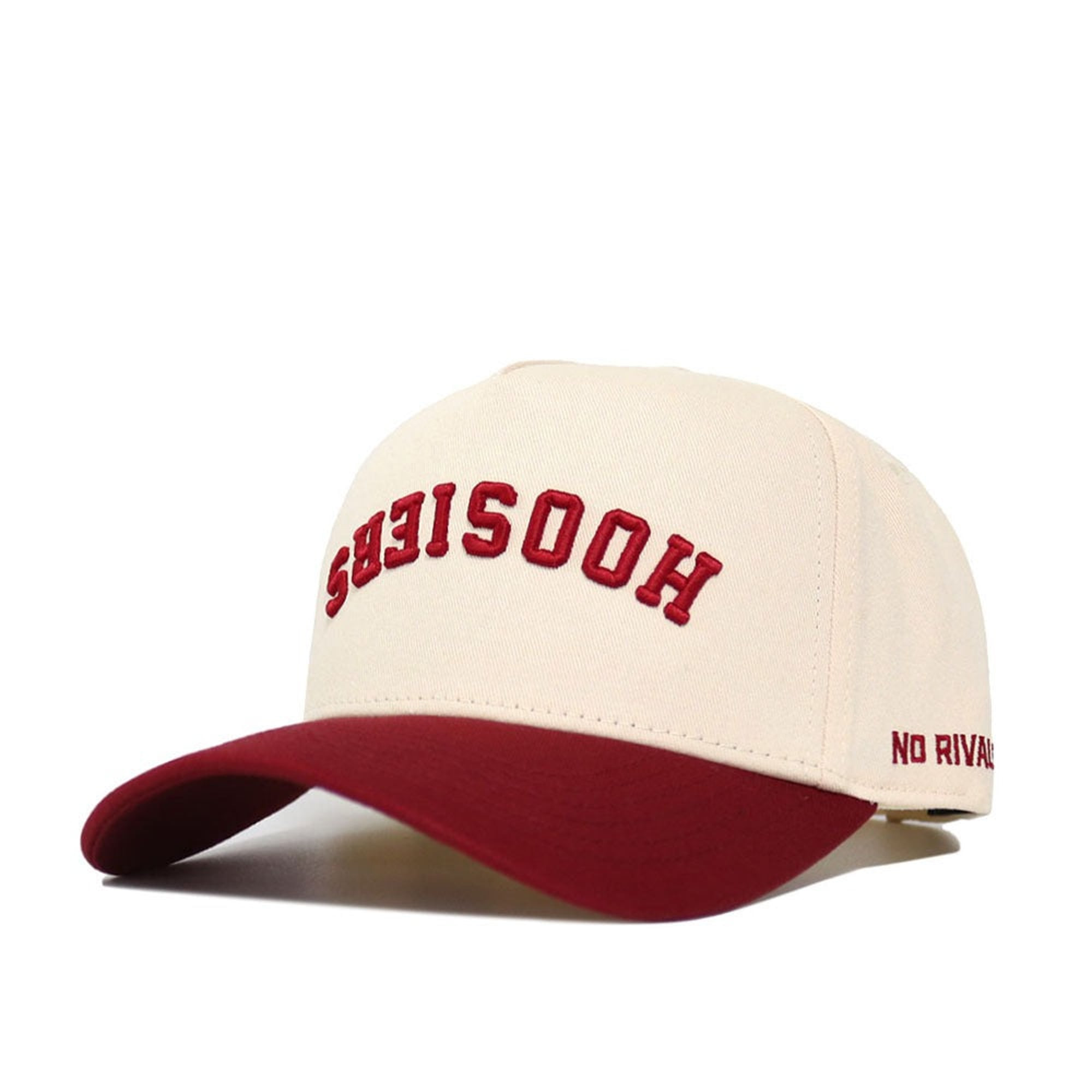Unisex No Rivals Natural/Crimson Indiana Hoosiers Upside Down Classic Colors Adjustable Hat | Fanatics