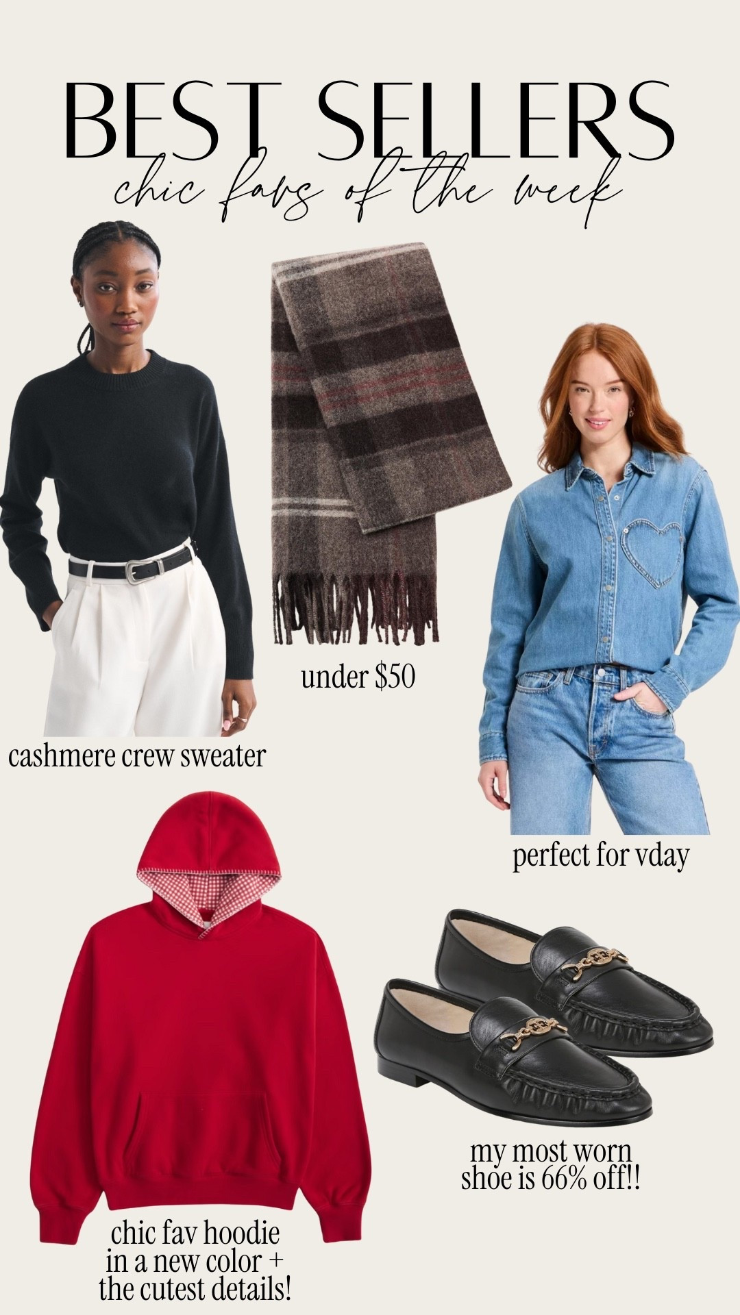 Best sellers of the week! Winter capsule wardrobe staples and Valentine’s Day outfit finds - obsessed with the heart denim shirt 

#LTKValentine #LTKWorkwear