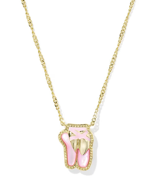 Ballet Gold Short Pendant Necklace | Kendra Scott