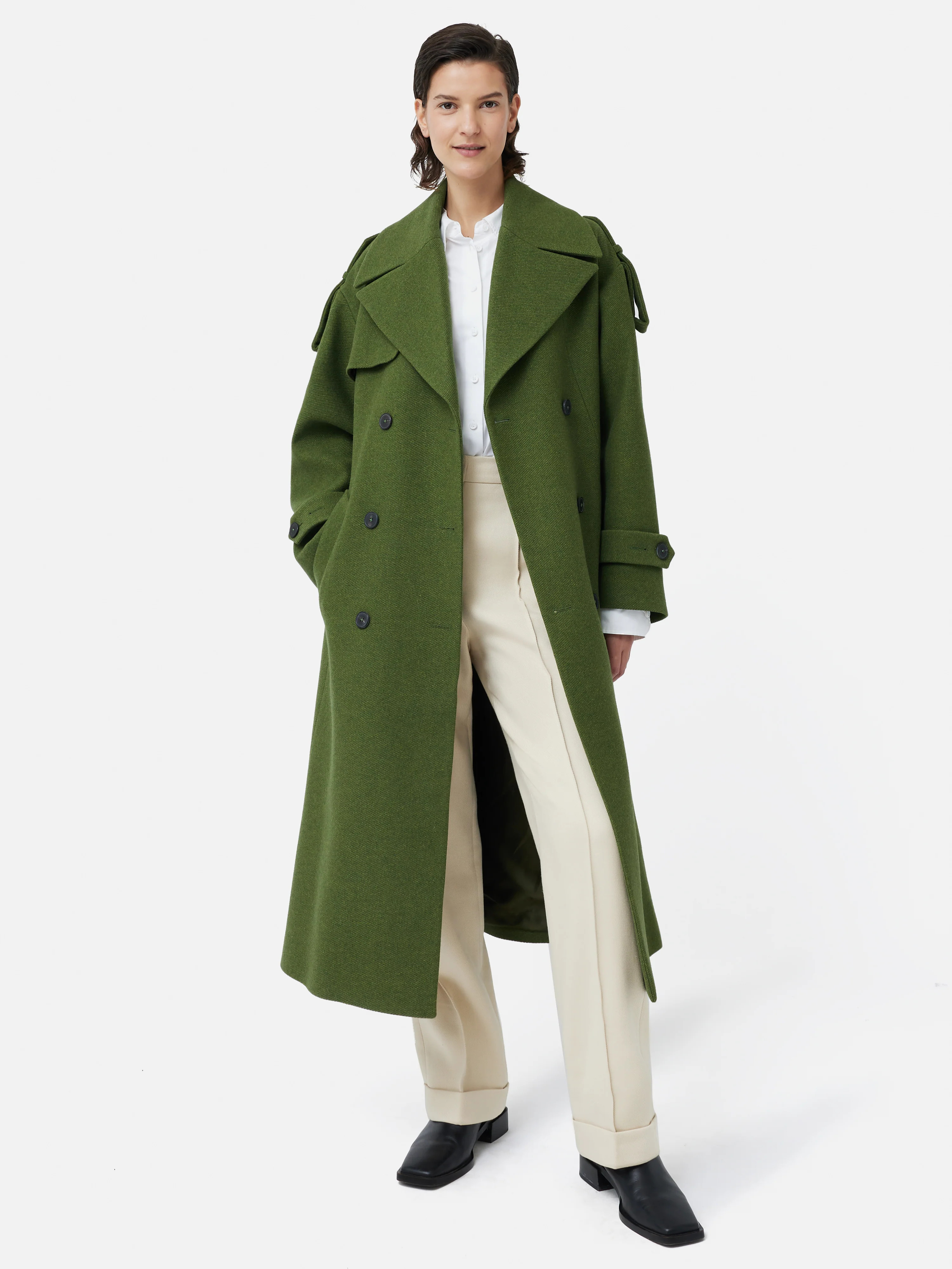 Nelson Italian Twill Trench Coat | Jigsaw (UK)