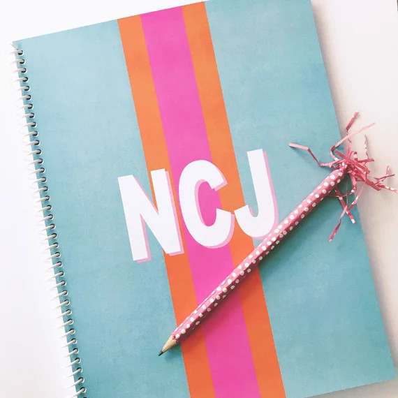 Personalized Spiral Personalized Notebook Monogrammed - Etsy | Etsy (US)