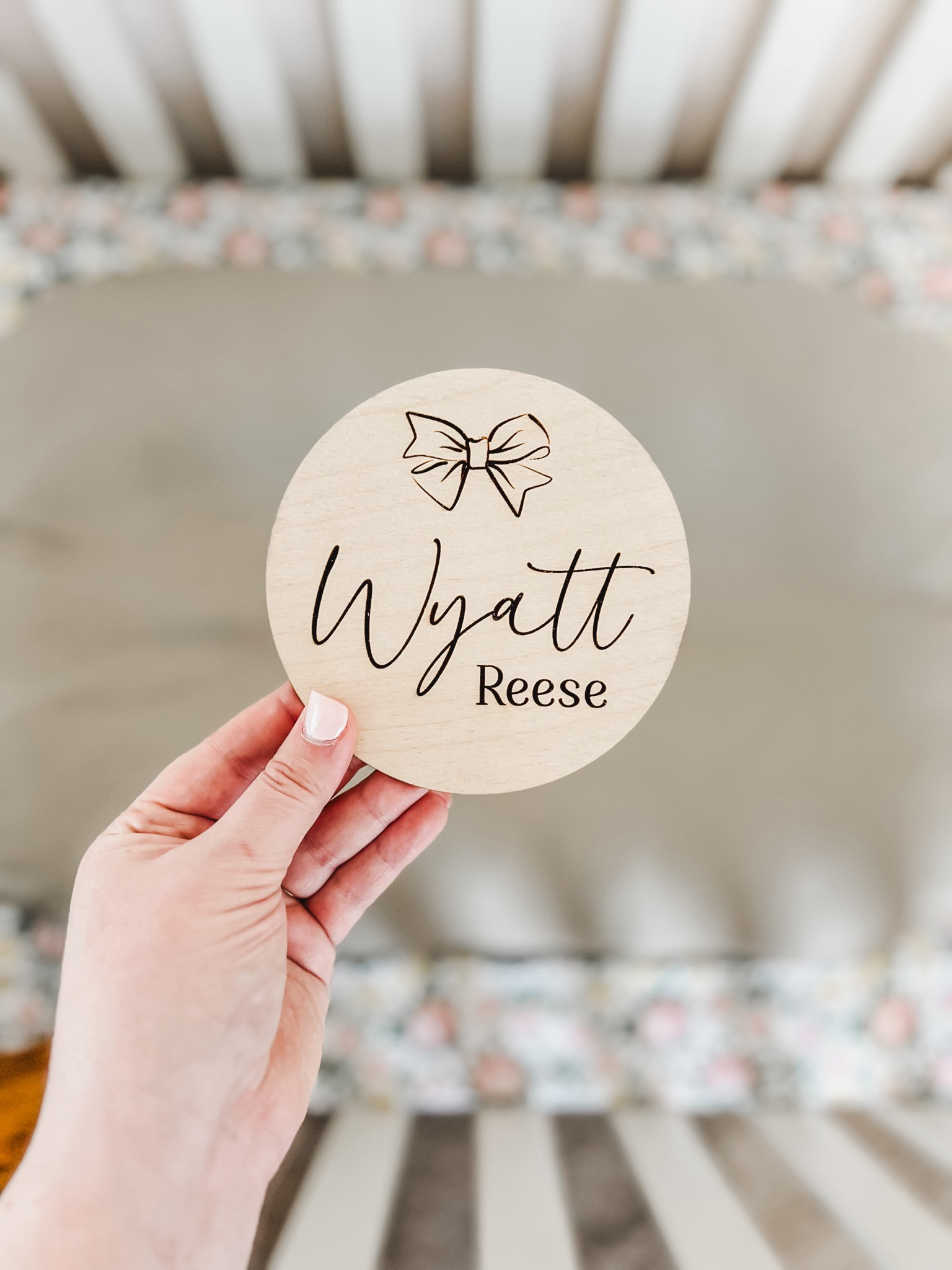 Bow // Baby Girl Name Sign // Wood Baby Name Announcement // Ribbon // Girl Birth Announcement // Hospital Name Sign 


#LTKBaby #LTKBump