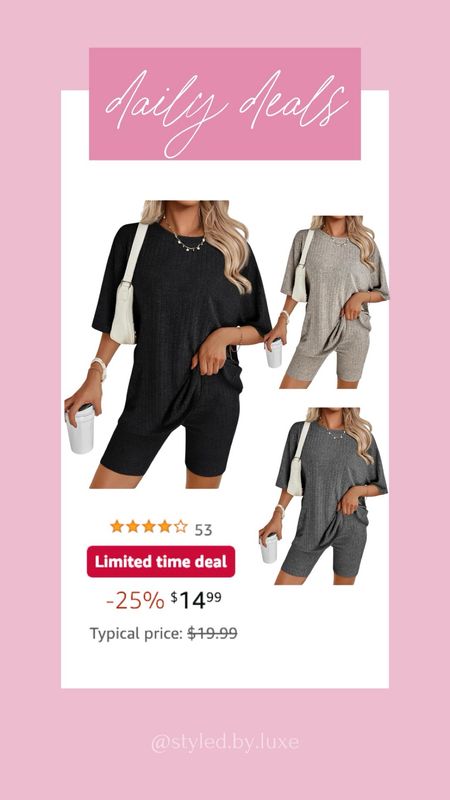 Amazon daily deals!

Amazon finds - Amazon fashion - Amazon matching sets - daily deals - matching sets 

#LTKstyletip #LTKsalealert #LTKSeasonal