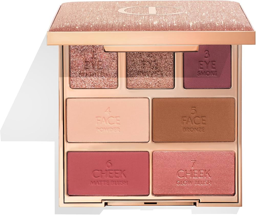 Charlotte Tilbury Instant Look in a Palette - Powder Face Makeup for Eyes & Cheeks - Powder Bronz... | Amazon (US)