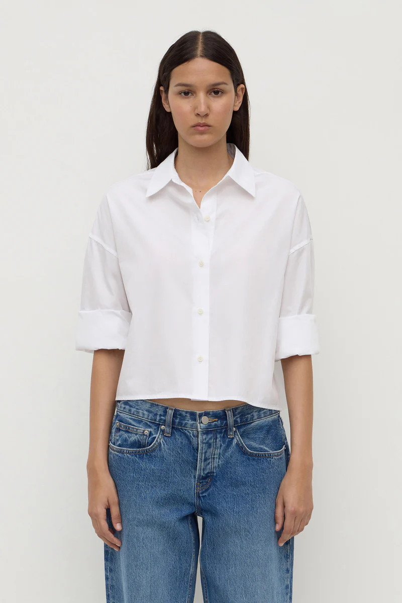 Aurora Cropped Poplin Shirt | Assembly Label (AU)