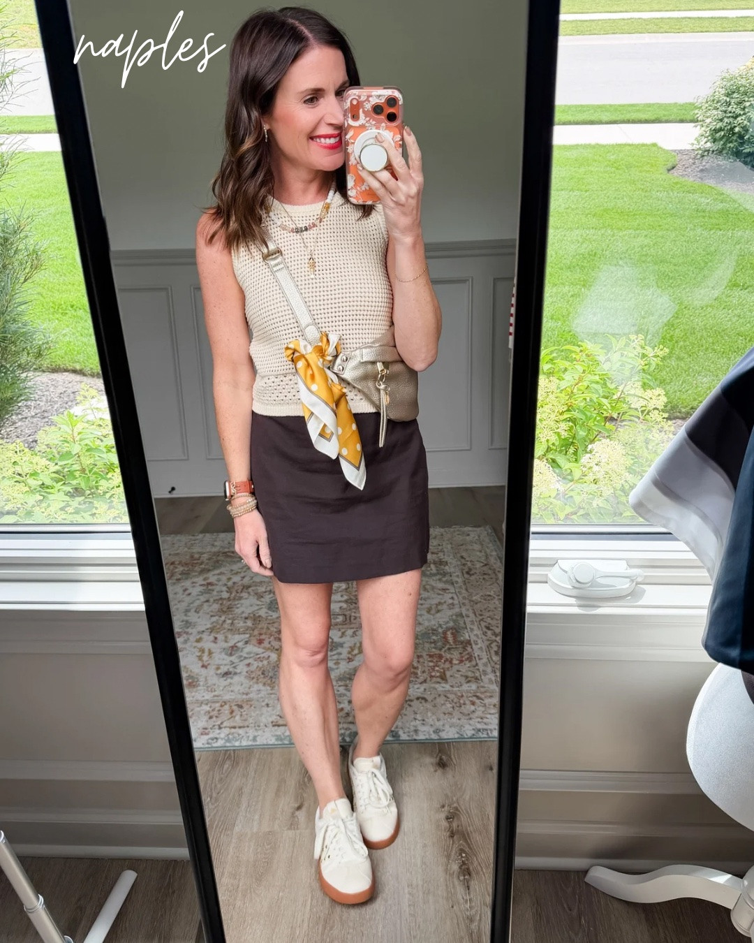 Exploring Naples 
Skort: XS 
Tank: XS

#LTKTravel #LTKPetite