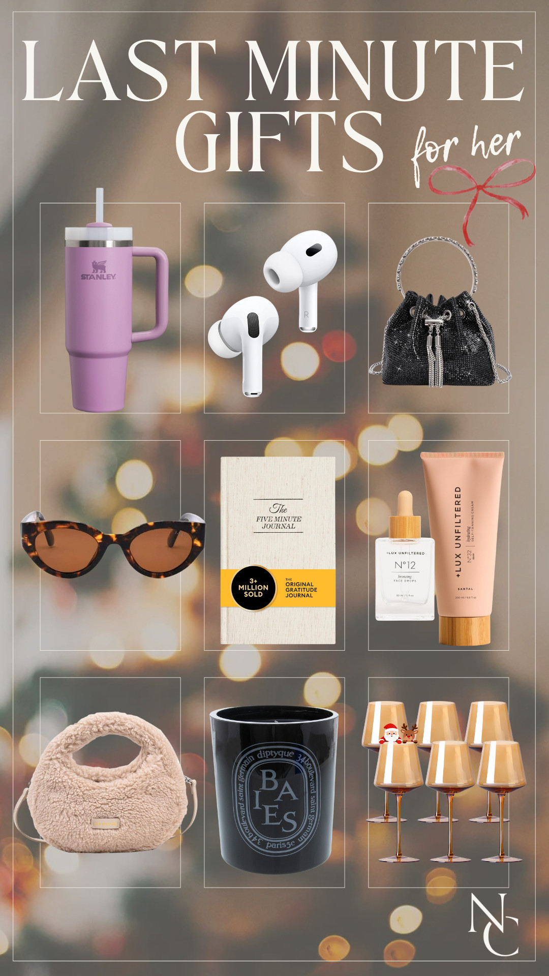 Last minute gift ideas that will still arrive in time for Christmas! Shop my faves here! 

Nicole Colee, Amazon, Christmas Gifts, gifts for him, figts for her, hostess gifts, watch holder, charger

 

 #LTKGiftGuide #LTKHoliday #LTKSeasonal