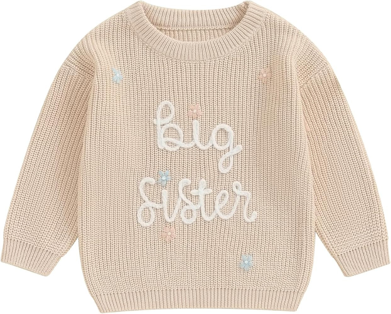 L&ieserram Baby Girl Knitted Jumper Sweater Newborn Kids Long Sleeve Knitwear Toddler Casual Top ... | Amazon (UK)