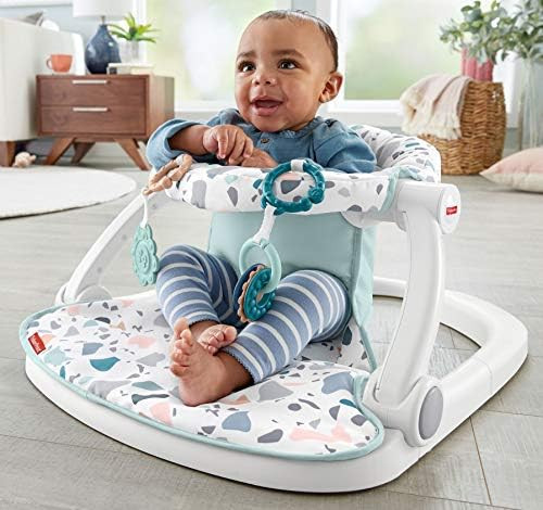 Fisher-Price Sit-Me-Up Floor Seat - Pacific Pebble, Infant Chair | Amazon (US)
